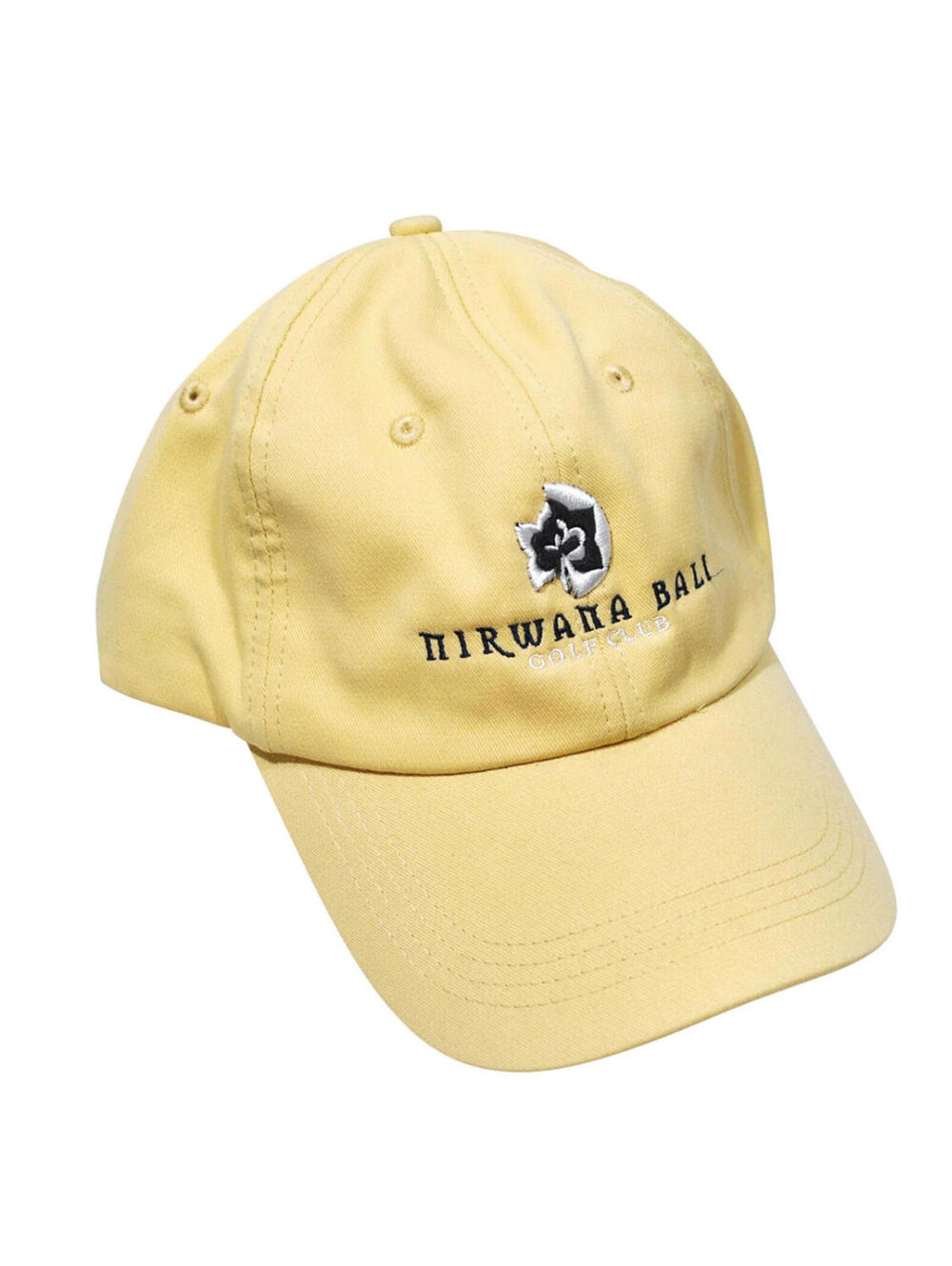 Nirwana Ball Golf Club Course Yellow Country Club Strap Hat